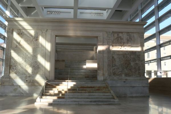 The Ara Pacis, and the Only Modern Building in Old Rome