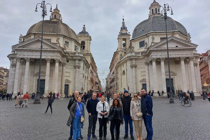 at the twin Churches