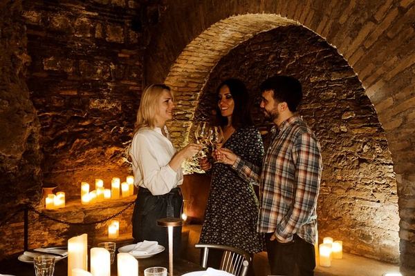 Dinner by Candlelight in Agrippa's Baths, Behind the Pantheon