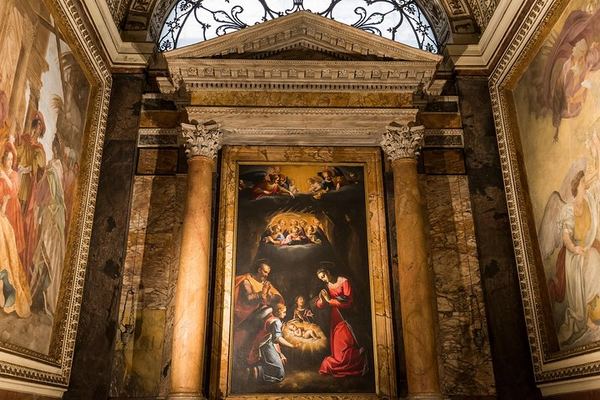 Caravaggio from Piazza del Popolo, Ending Inside the Pantheon