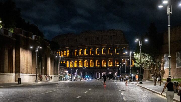 Colosseum at night!