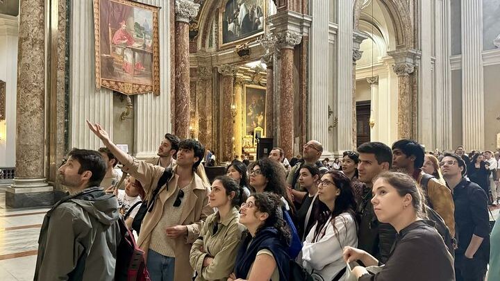 Contemplating Baroque optical illusions and frescoes