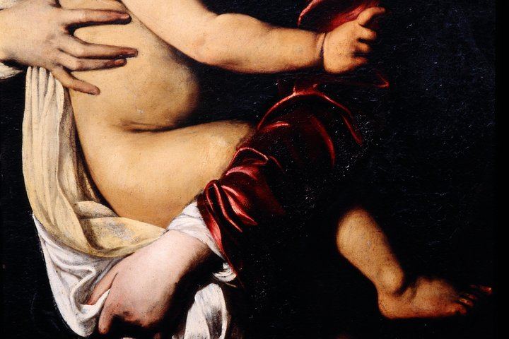 Detail from 'Madonna of Loreto' which the team restored