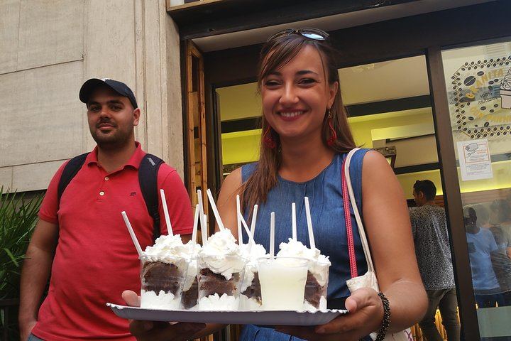 Enjoy the famous granita di caffè con panna