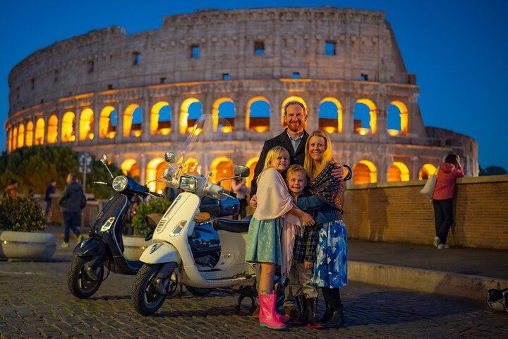Family Night Walk Photoshooting