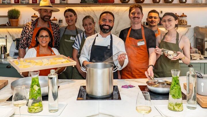 Farmer's Market Pasta And Tiramisu Masterclass with Italian Wine