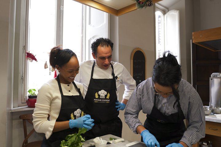 Farmers' Market Shopping with Cooking Class and Pasta Making