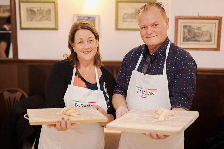 Fettuccine Pasta Cooking Class in Rome City Center
