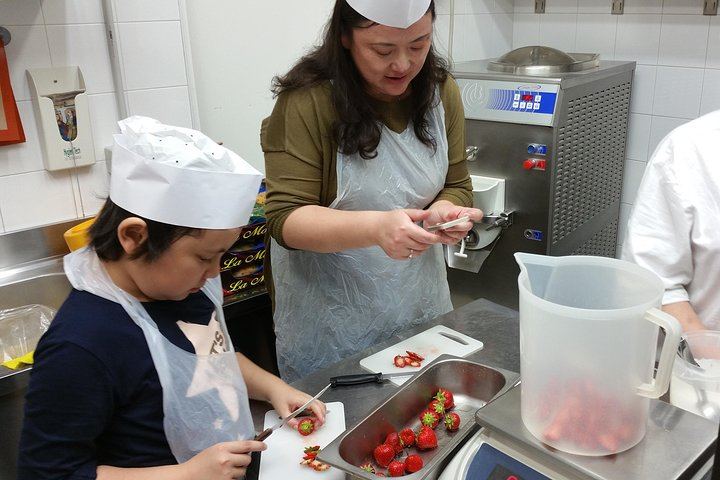gelato making class and tasting