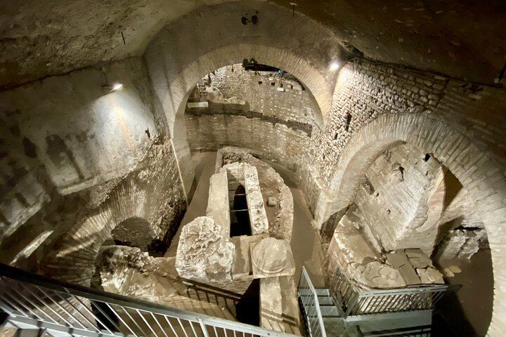 In the undergrounds of Basilica of Santa Cecilia in Trastevere