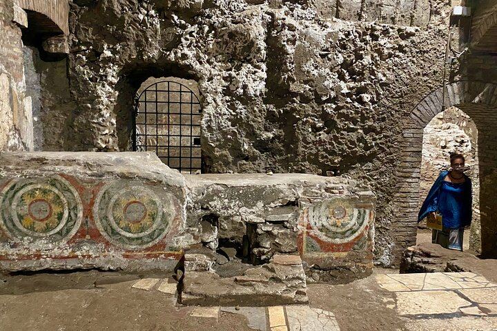 In the undergrounds of Basilica of Santa Cecilia in Trastevere