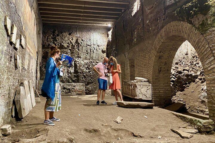 In the undergrounds of Basilica of Saint Crisogono in Trastevere