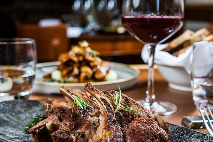Meat course with wine pairing