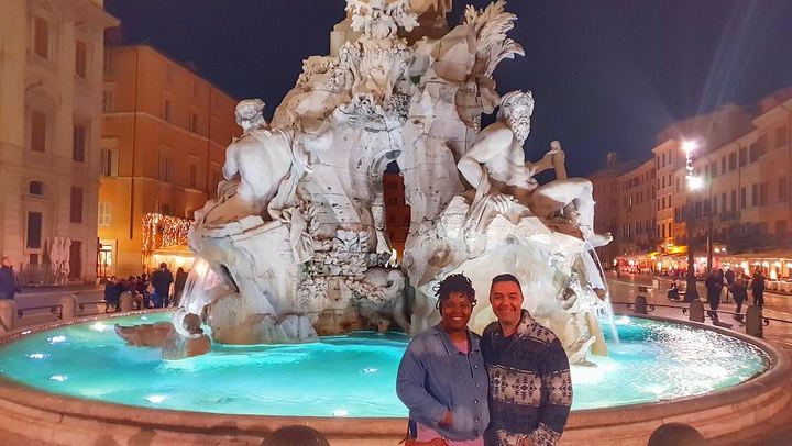 Navona Square by night