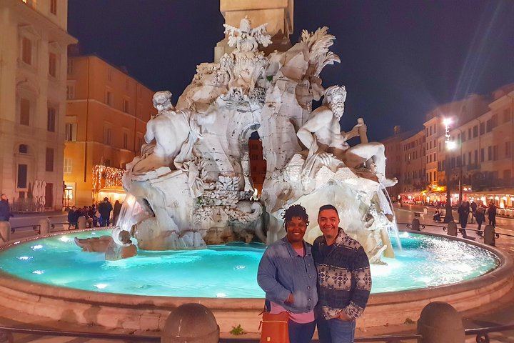 Navona Square by night