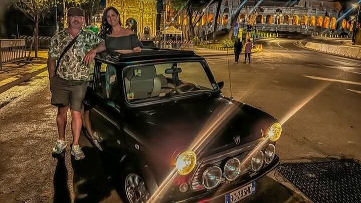 NIGHT TOUR THINK BIG, GO MINI! Rome in Mini Cooper Classic Cabrio