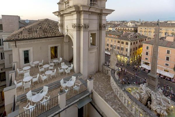 Opera on the Borromini Terrace above Piazza Navona