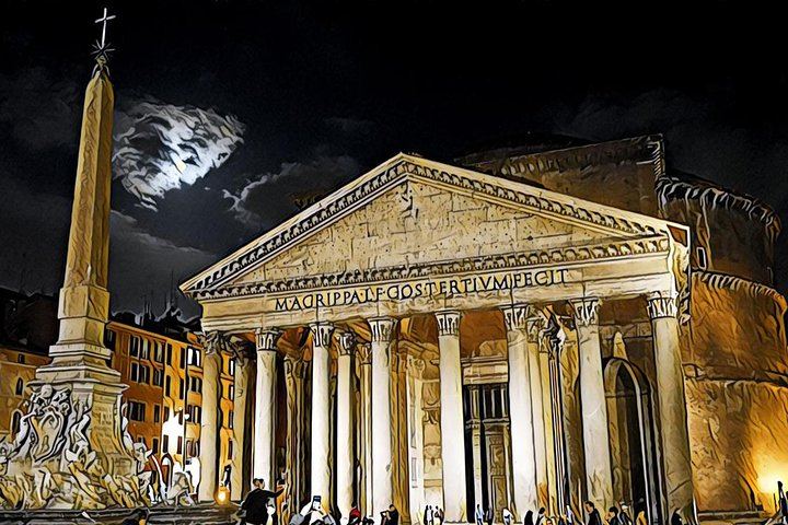 Pantheon by night