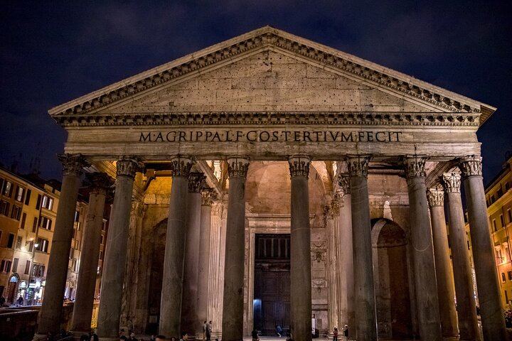 Pantheon in the night