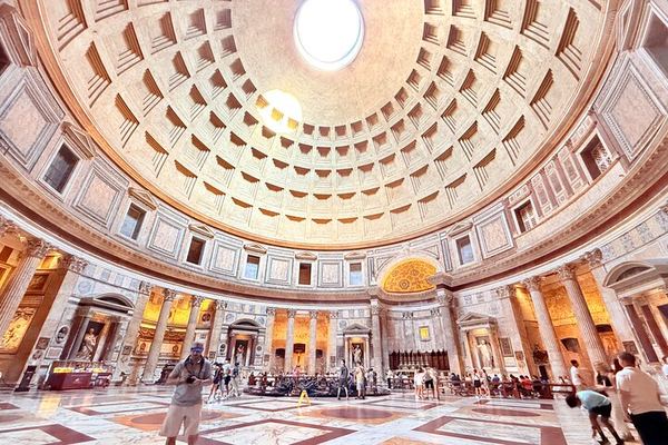 Pantheon Ticket with Piazza della Rotonda and the Minerva Elephant