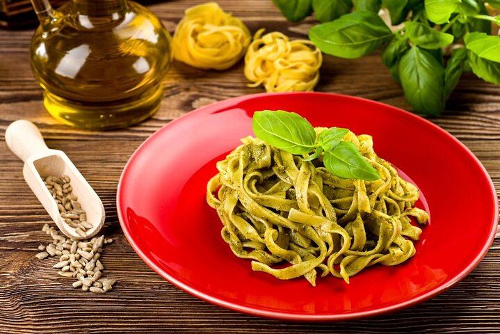 Pesto and Fettuccine