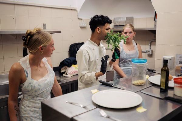 The Sauce, Not Just the Pasta: A Pesto and Fettuccine Class