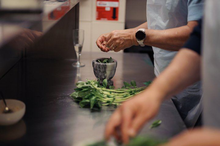 Pesto and Pasta Cooking Class in Rome City Center