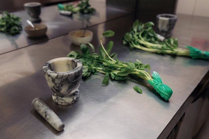 Pesto and Pasta Cooking Class in Rome City Center
