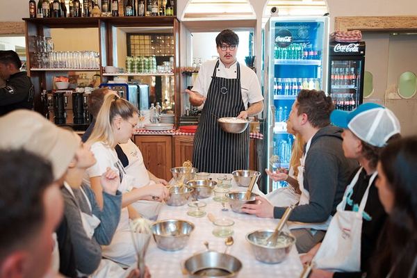 Pizza and Tiramisù Class at Antica Trattoria Agonale