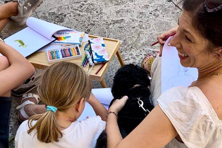 Private Family Scavenger Hunt & Art Lab Tour – Rome Landmarks