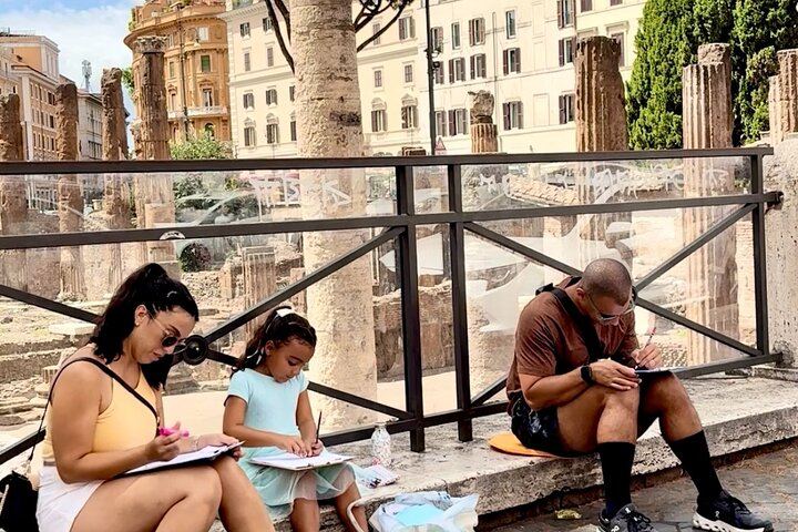 Private Family Scavenger Hunt & Art Lab Tour – Rome Landmarks