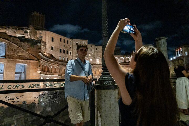 Roman Forum at night