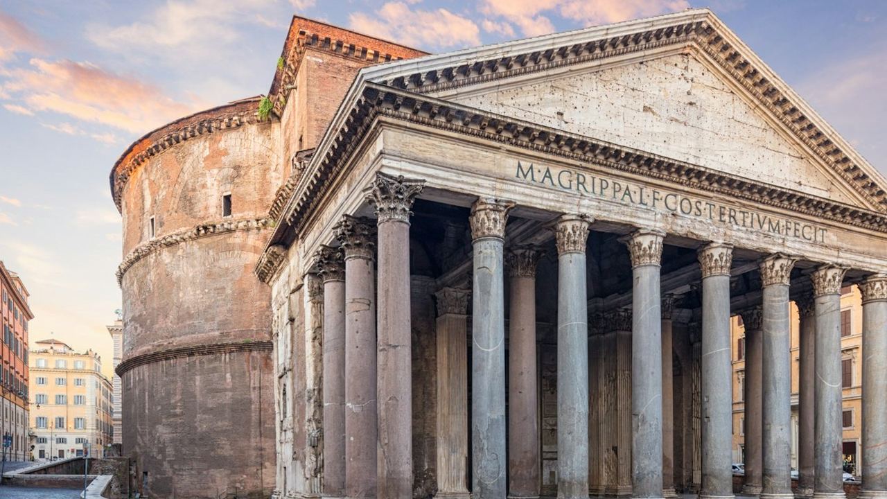 Pantheon Guided Tour Starting from Piazza Navona and the Flood Marks