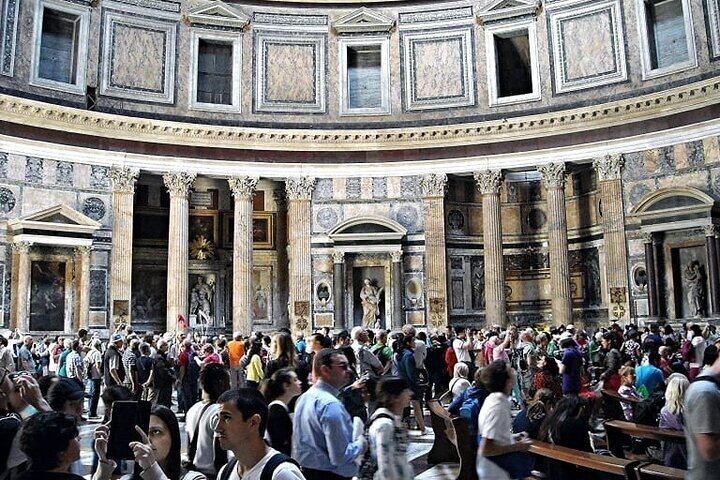 Rome Pantheon Ticket with Audio & Optional Neptune Basilica Tour