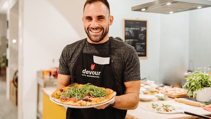 Rome Pizza & Tiramisù Cooking Class with Unlimited Wine