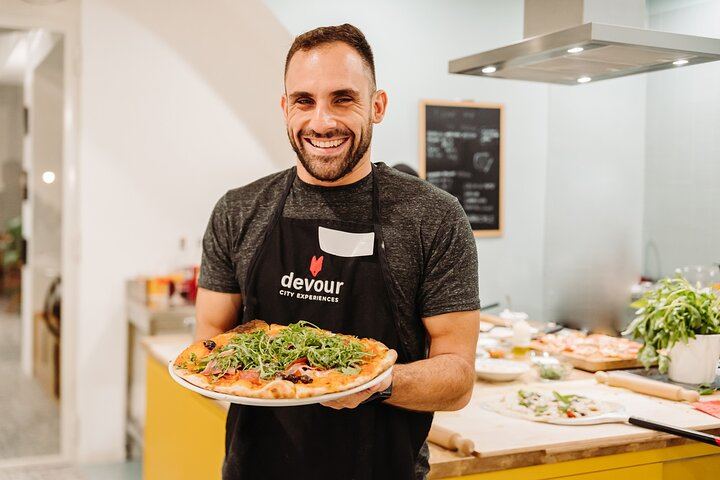 Rome Pizza & Tiramisù Cooking Class with Unlimited Wine