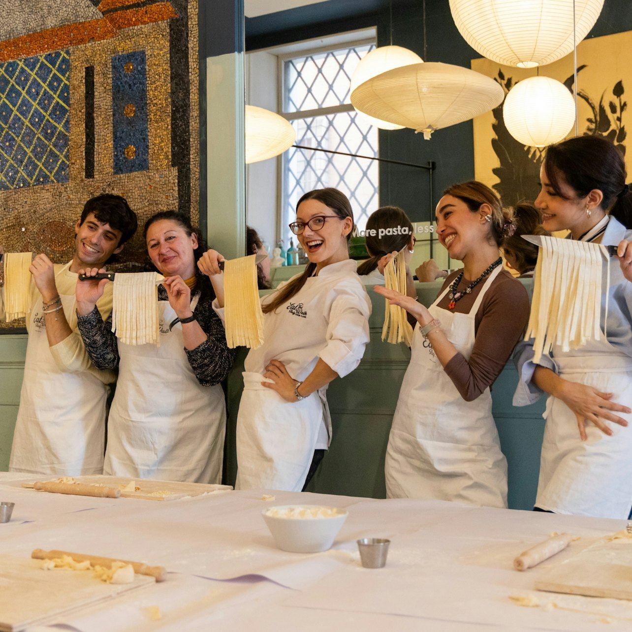Three Dishes in One Class: Ravioli, Fettuccine and Tiramisu
