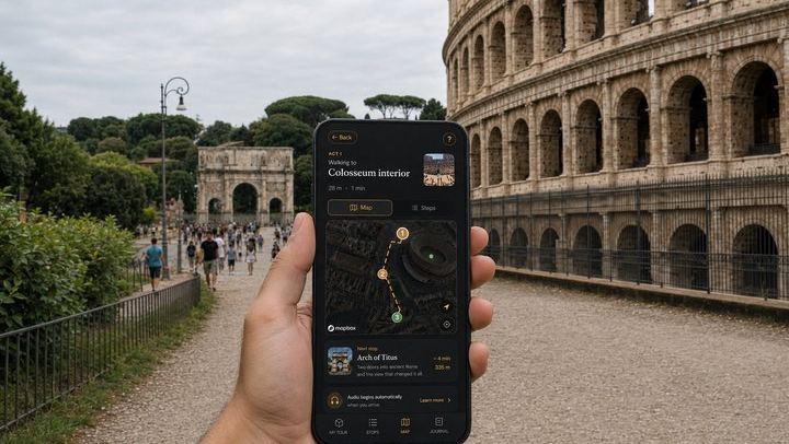Rome Then & Now: Immersive Self-Guided Audio Walking Tour