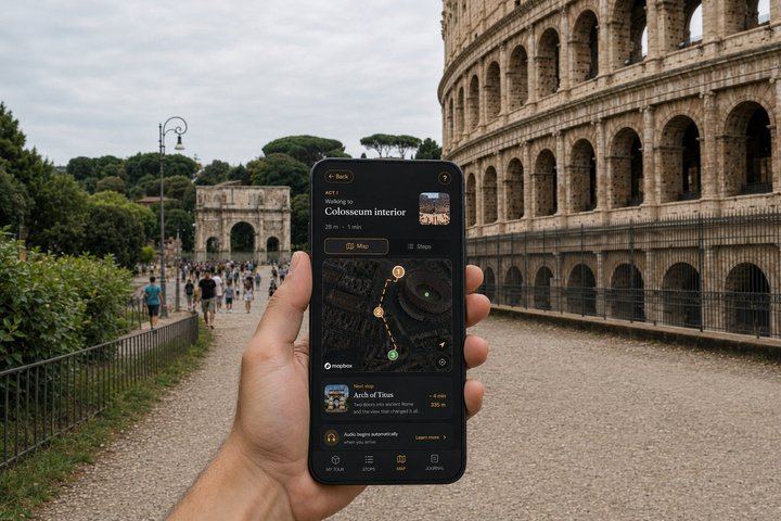 Rome Then & Now: Immersive Self-Guided Audio Walking Tour