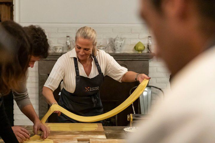 Rome Trastevere Pasta Making Class & Food Tour with Eating Europe