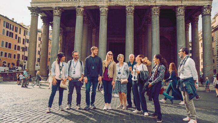 Rome Walking Tour Through the Ages with Guided Pantheon Visit