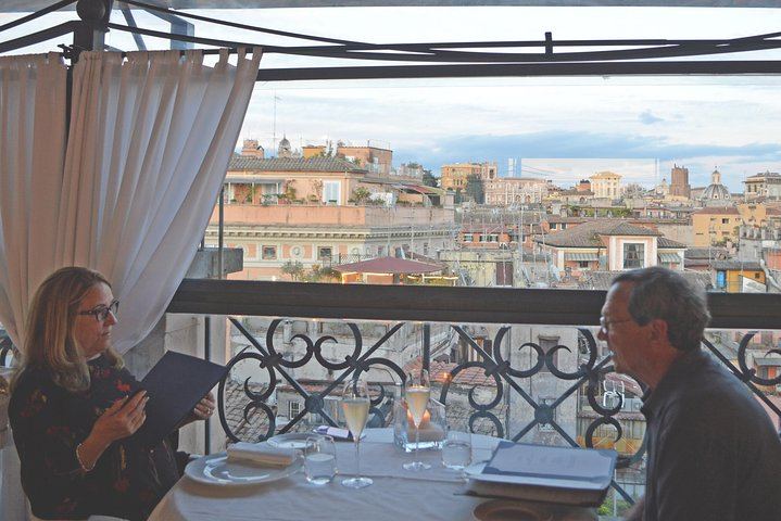 Rooftops of Rome by Night Food Tour with Dinner, Cocktails & Guided Sightseeing