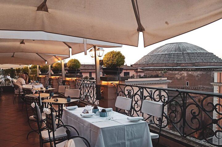 Rooftops of Rome by Night Food Tour with Dinner, Cocktails & Guided Sightseeing