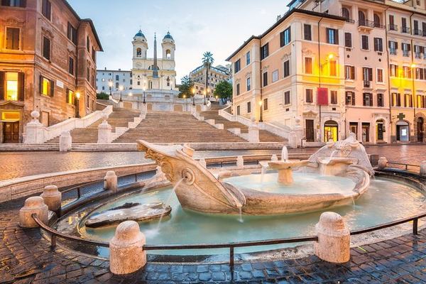 Rome by Evening: the Piazzas and Fountains, Semi-Private