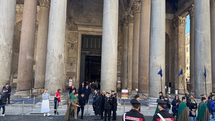 Special day, official ceremony at the Pantheon