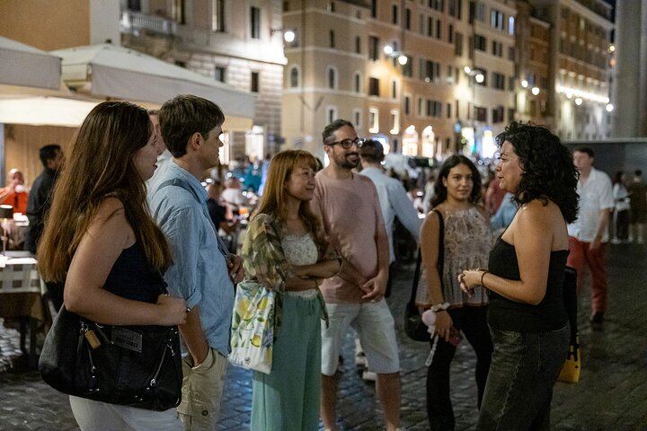 Streets of Rome at night