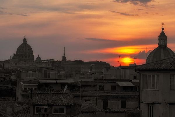 Sunset Walk Through Squares Whose Names Mislead You