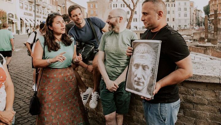 Telling the persona story of Julius Caesar