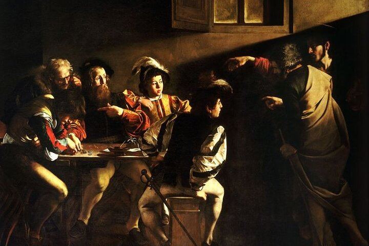 The Calling of S. Matthew by Caravaggio, a priceless masterpiece