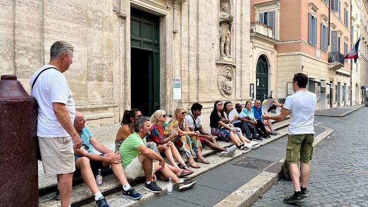 The story of Caravaggio's success and the place where he became famous.